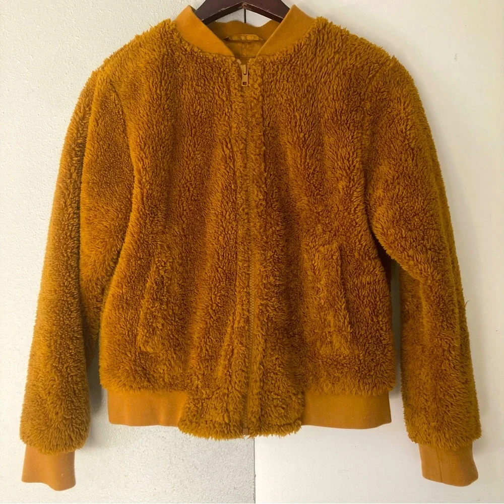 J. Crew Mercantile Sherpa Bomber Jacket - Picture 3 of 5